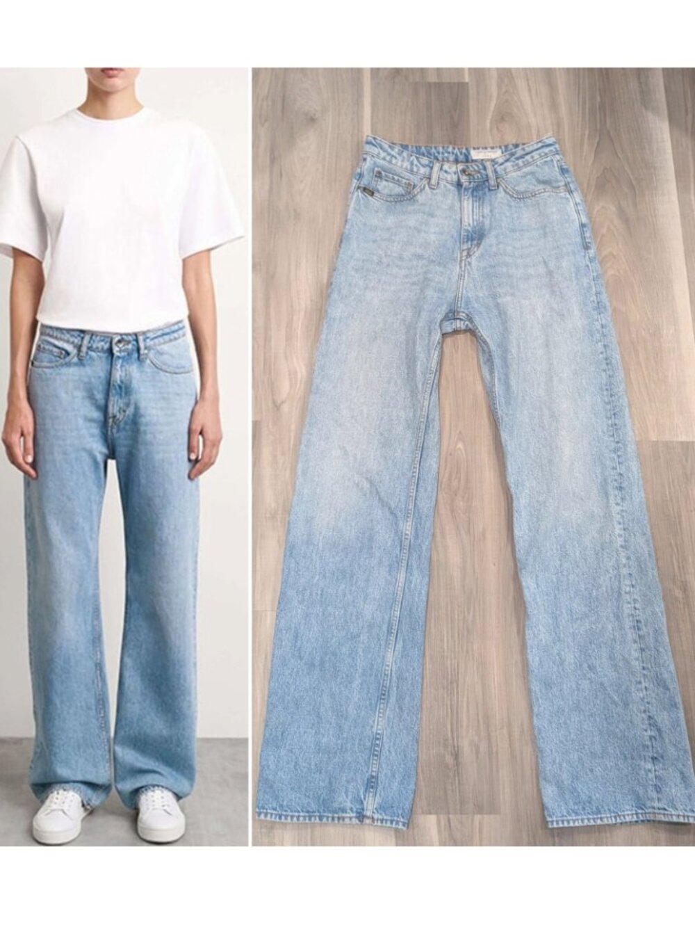 Tiger of Sweden | Lore Straight Leg Denim Jeans In Light Blue Wash